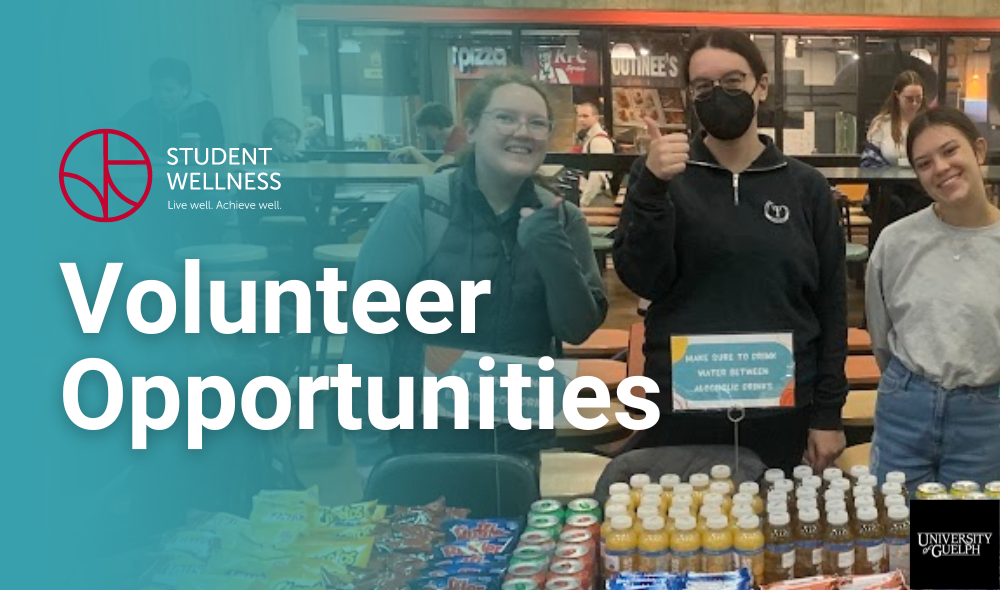 Volunteer Opportunities Student Wellness